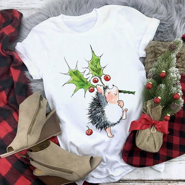 

female birthday christmas harajuku men t shirt and womens kawaii hedgehogs print tee summer cute women casual clothes, White;black