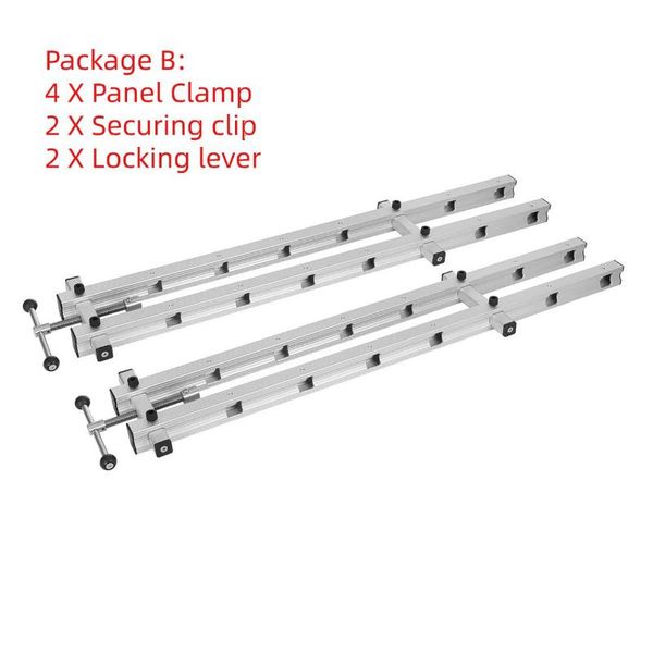 

professional hand tool sets aluminum alloy board clamps woodworking bonding paste shelf tools 2 types