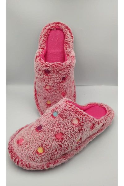 

slippers soft outsole pink fluffy women home slipper, Black