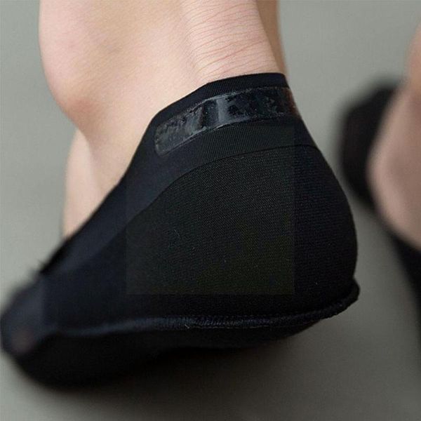 

men's socks summer one-piece mesh three-dimensional lightweight invisible shallow cut boat cloth comfortable q9s6, Black