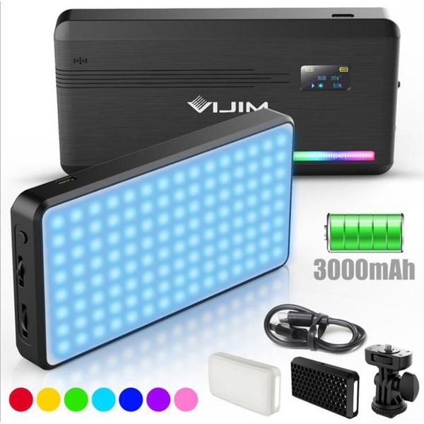 

led for video 2500k 9000k dimmable fill light dslr smart phone vlog lamp pography lighting kit flash heads