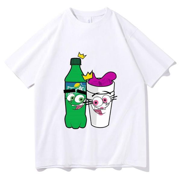 

men's t-shirts wocka-ohgeesy kawaii print tee shirt men oversize loose t-shirt anime cartoons style t shirts short sleeve funny women t, White;black