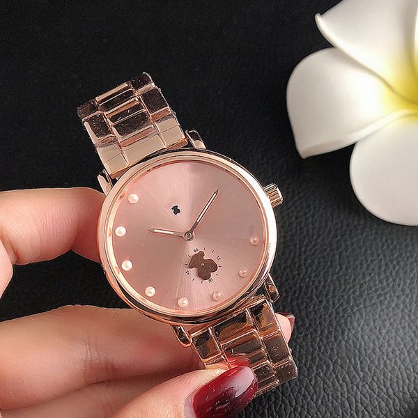 

brand new fashion youth trend colorful cute bear watch waterproof 10m spanish style zircon watch