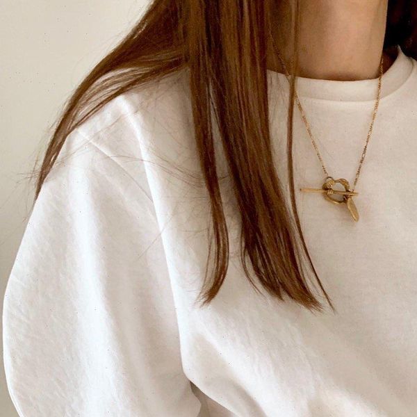 

women puff sleeve summer t shirts solid korean loose elegant casual o neck vintage harajuku cotton 4 colors w686, White