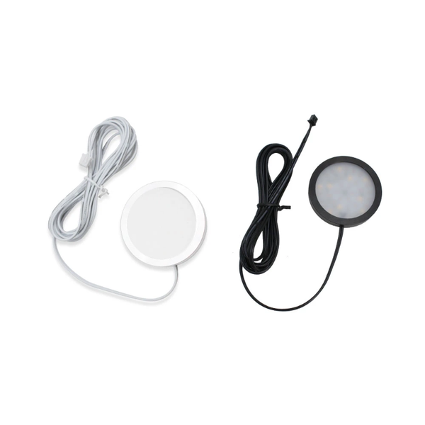 

puck light with touch dimmer dc12v cri90 ultra thin under cabinet lights for kitchen, shelf, cupboard