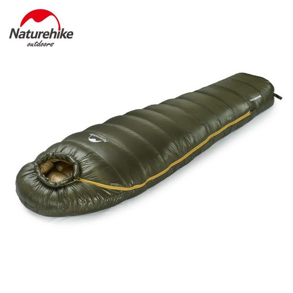 

naturehike duck down sleeping bag camping winter keep warm mummy ultralight waterproof travel equipment bags