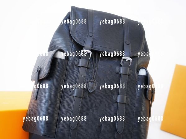 

men leather backpack luxurys designer knapsack classic plaid schoolbag large capacity retro leisure travel bags 3 colors