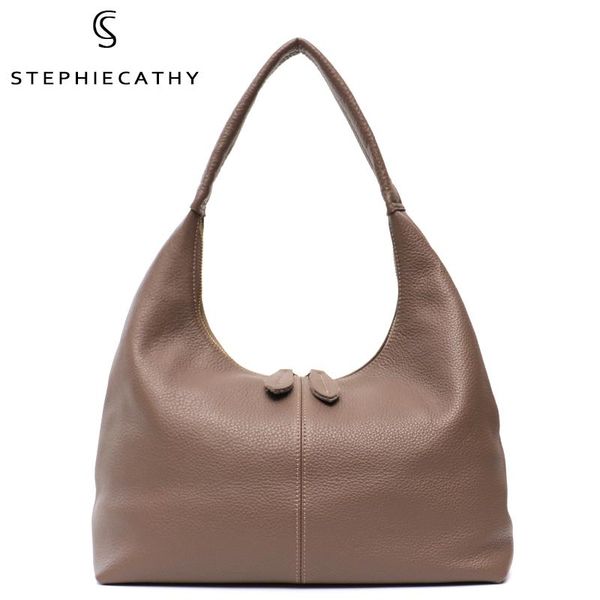 

evening bags sc luxury genuine leather hobo for women large casual zipper shoulder handbags ladies 100% soft cowhide fashion tote purse