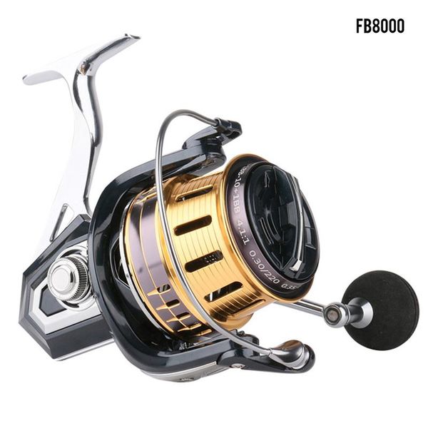 

baitcasting reels deukio fb8000 10000 12000 series spinning wheel type long range fishing reel 4.1:1speed ratio 5+1bb bearing lures accessor