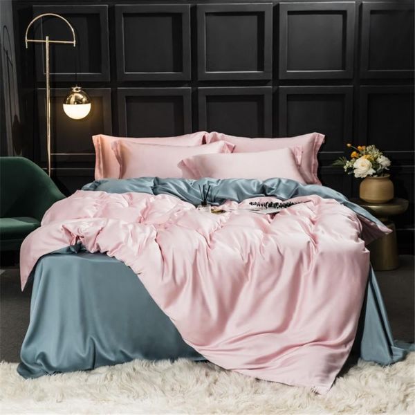 

bedding sets sisisilk n luxury 100% silk pink set nature 25 momme healthy duvet cover  king bed linen home textile