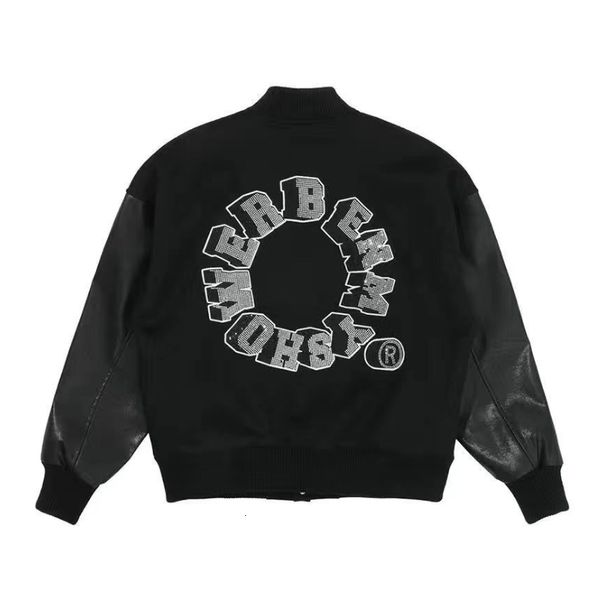 

men's jackets long sleeved leather windbreaker, baseball jacket, embroidery and perforation retail, hip-hop clothing v-neck, autumn, Black;brown