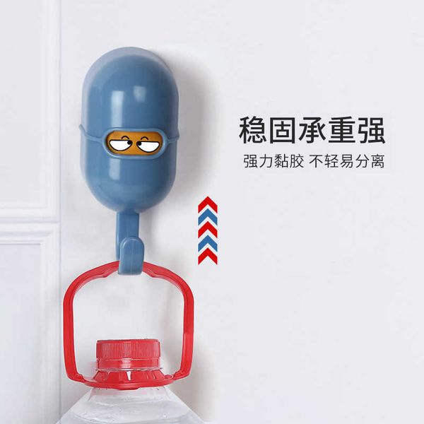 

punch hook strong adhive wall hanging tracels creative ninja cartoon cute nail