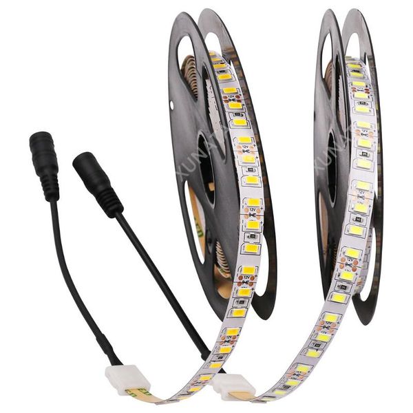 

strips 1m 2m 3m 4m 5m led strip light 12v 5630 smd 120led/m flexible tape with dc connector non-waterproof cold white/warm white