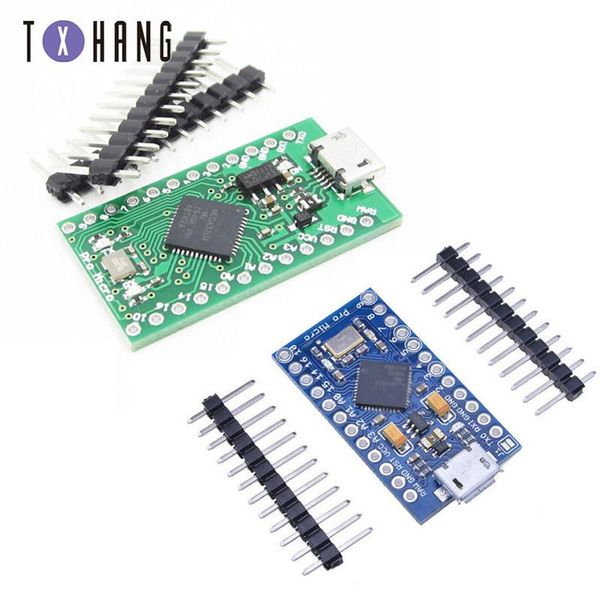 

integrated circuits pro micro atmega32u4 5v 16mhz replace atmega328 for arduino mini with 2 row pin header leonardo usb interface