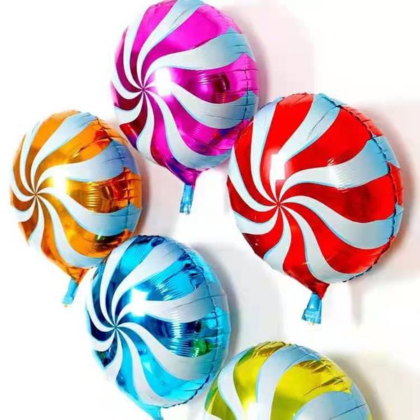 

5pcs/pack cake happy birthday foil balloons pink candy stars ice cream donut party decorations baby shower tiffany blue windmill decoration