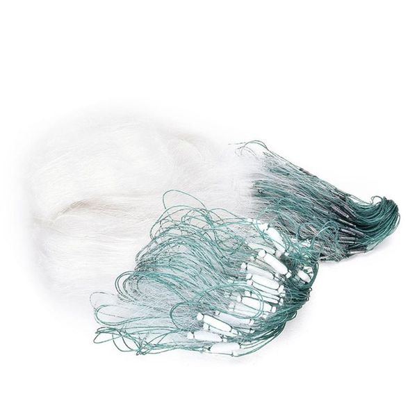 

fishing accessories 20m 3 layers net with float fish trap outdoor monofilament gill