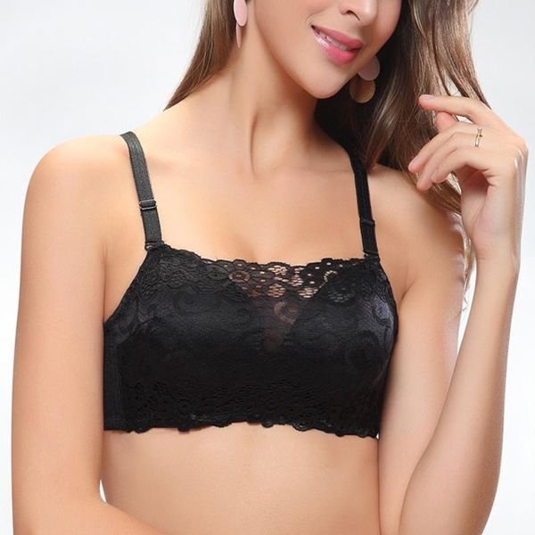 

bras trendy soft anti emptied bra gather breast push up underwire support chest women wrapped lace sold, Red;black