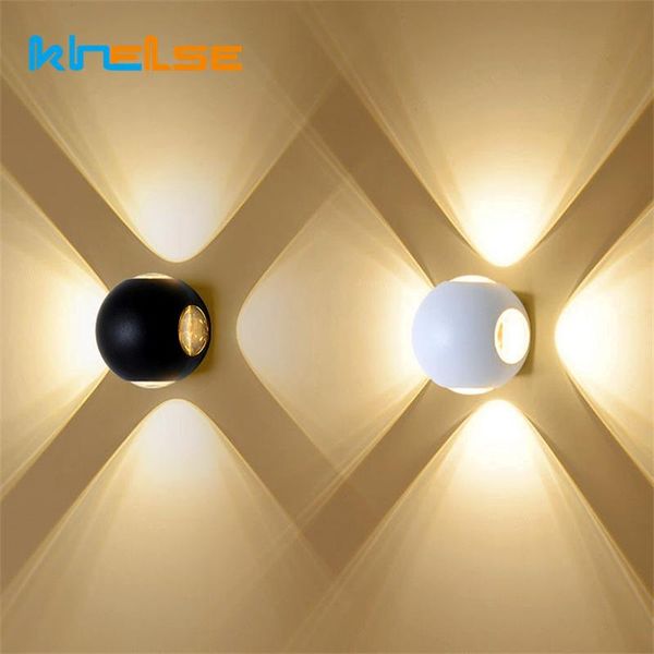 

outdoor wall lamps modern led lamp waterproof ip65 up down outdoor&indoor sconce garden porch fence aluminum decor lights fixture 85-265v