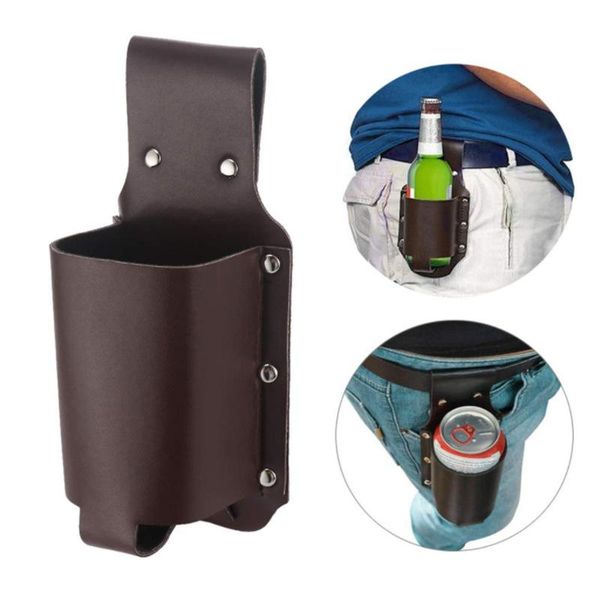 

1pcs storage bag holster portable bottle waist beer belt handy wine bottles beverage can holder bags