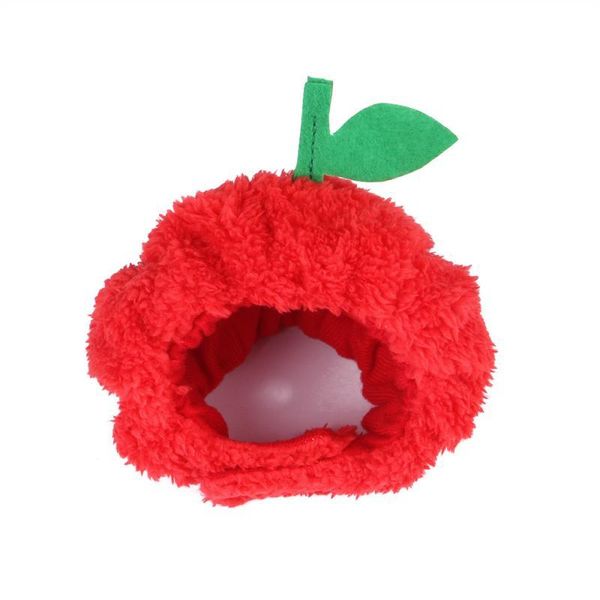 

pet hat puppy cat dress up apple headdress dew ears headgear fruit for costumes