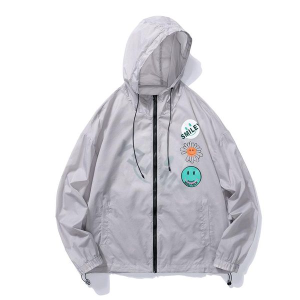 

sun protection clothing men's summer outdoor ultra-thin breathable ice silk skin outer wear jackets, Black;brown