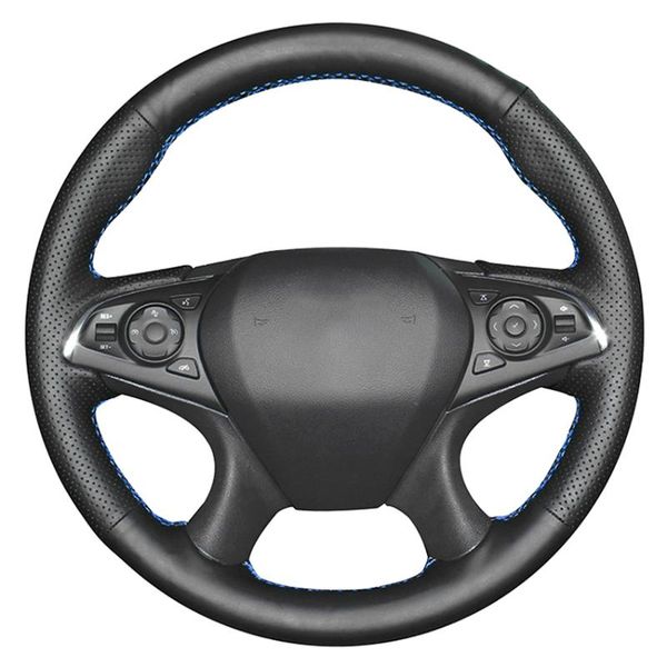 

steering wheel covers black artificial leather hand-stitched car cover for lacrosse 2021-2021 enclave cxl 2021