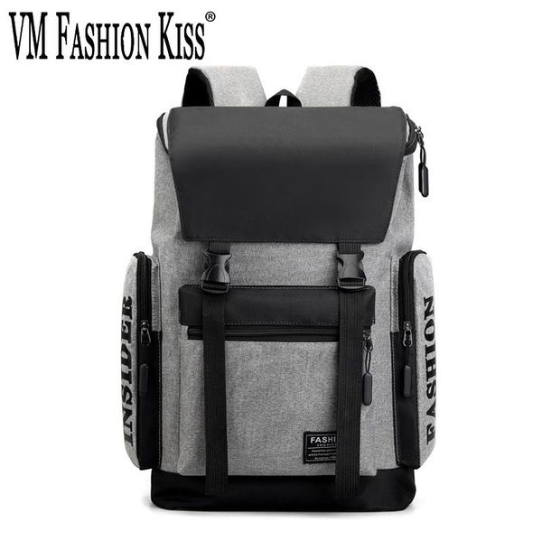 

backpack 2021 waterproof polyester men multifunction hasp 15.6 inch lapbackpacks casual male travel backpacking school