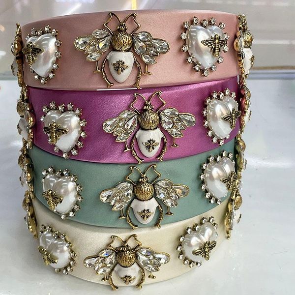 

hair accessories baroque rhinestone big stone hairband headband adult