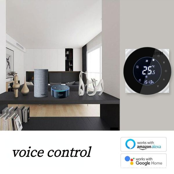 

smart home control 110v-230v wifi heating thermostat for water/electric floor warm work with google alexa