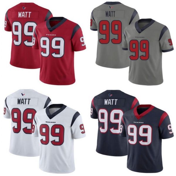 

houston texans men #99 j.j. watt women youth season vapor limited jersey, Black;red