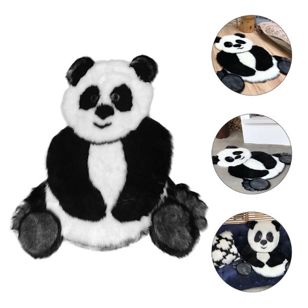 

carpets 1pc panda-shaped bedroom carpet practical non-slip mat home floor protective