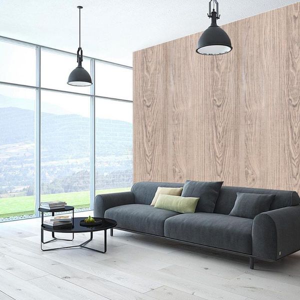 

wallpapers yazi vintage dark faux pvc adhesive wood grain wallpaper for doors closet kitchen wall stickers