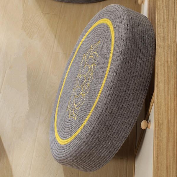 

design round pouf tatami cushion floor cushions meditation yoga mat zafu chair 40/45/50/60cm height 6cm cushion/decorative pillow