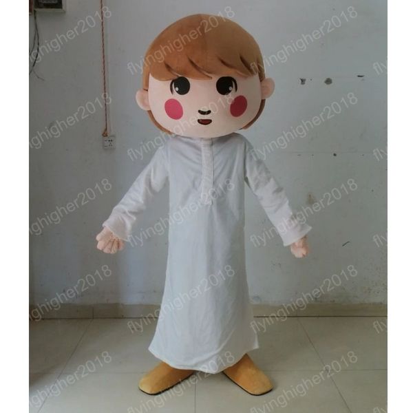 Halloween árabe menino mascote traje de alta qualidade desenhos animados anime tema caráter carnaval unisex adultos outfit vestido de festa de aniversário de Natal