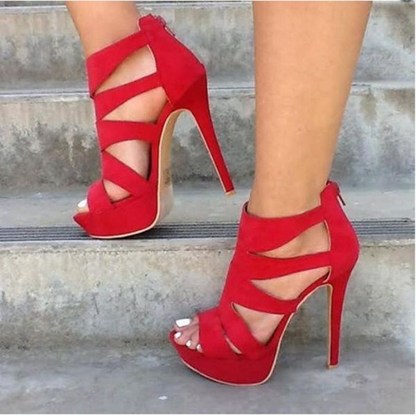 

shoes,elegant and stylish women's shoes, suede, about 14.5 cm high-heeled sandals, sandals. size:34-45 dress shoes, Black