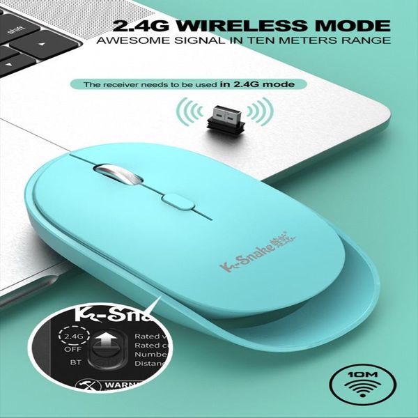 

mice 1pc for viper bm800 bluetooth mouse 5.1 dual-mode wireless private mode silent and charging pc laptop