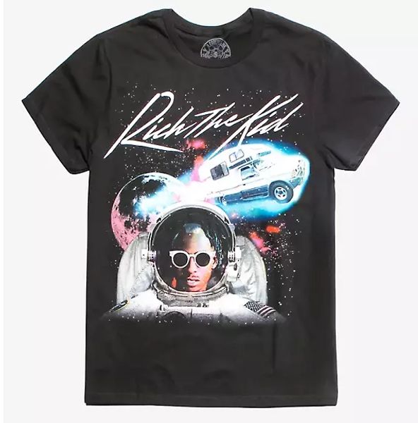 

Migos RICH THE KID SPACE GALAXY RV T-Shirt NEW Licensed & Official XS-3XL, White;black