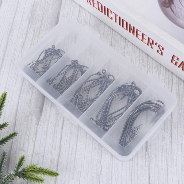 

lure hook set spring stitch fishing hooks jig worm tackle accessories