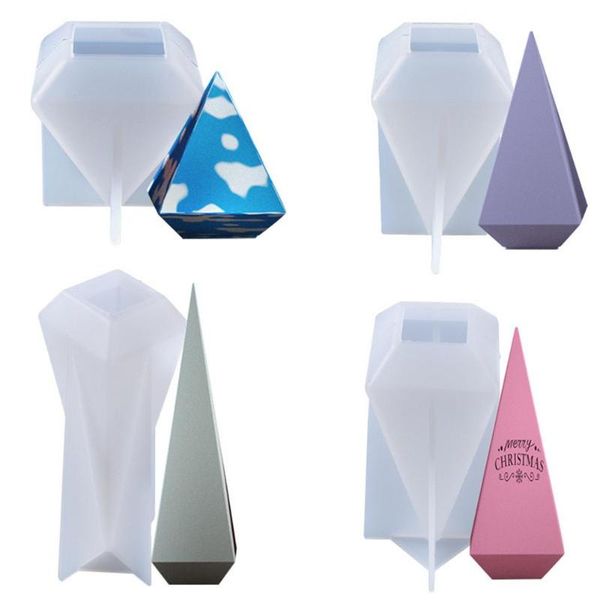 

craft tools diamond shape candle mold diy crystal epoxy handmade crafts ornaments mould home deskdecoration silicone