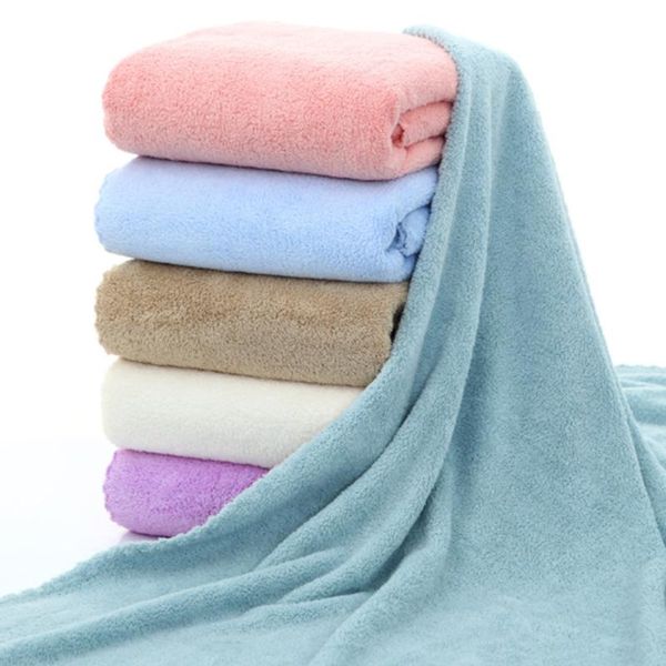 

towel soft microfibre beach bath swim washcloth lightweight large sports travel accessoriessolid color