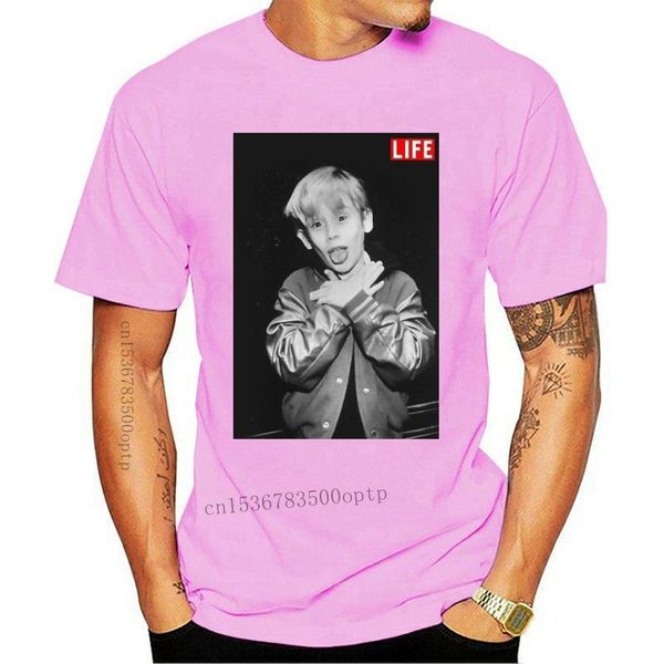 

men's t-shirts macaulay culkin life magazine ryan gosling t shirt white, White;black