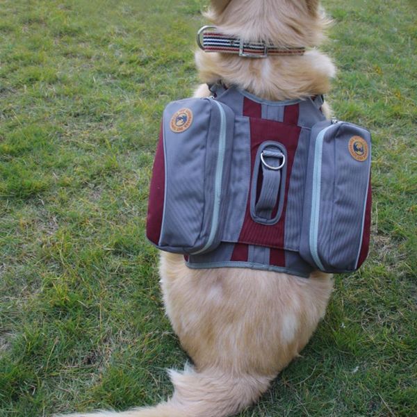 

m/l pet dog camping backpack detachable multifunction adjustable rucksack harness outdoor carrier portable storage pouch car seat covers