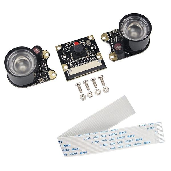 

suitable for raspberry pi night vision camera posensitive lamp 4b/3b+/3b/2b/b+ motherboard mini cameras