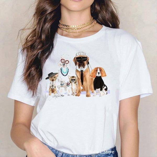 

harajuku kawaii beagle dog womens t shirts animals print funny vogue summer white shirt tumblr clothes camisetas mujer tees