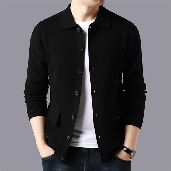 

men's sweaters winter mens black long sleeve knitted cardigan men autumn casual knitwear oversized sweater boys male 3xl, White;black