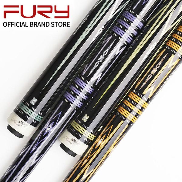 

original fury lc pool cue stick kit billiard with case 13mm tip canadian maple professional high-end cues