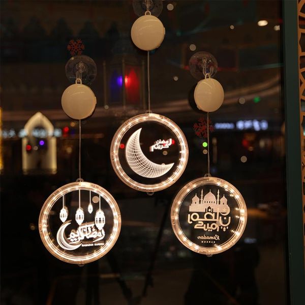 

strings islam muslim decor led 3d eid mubarak ramadan lantern night lamp for window