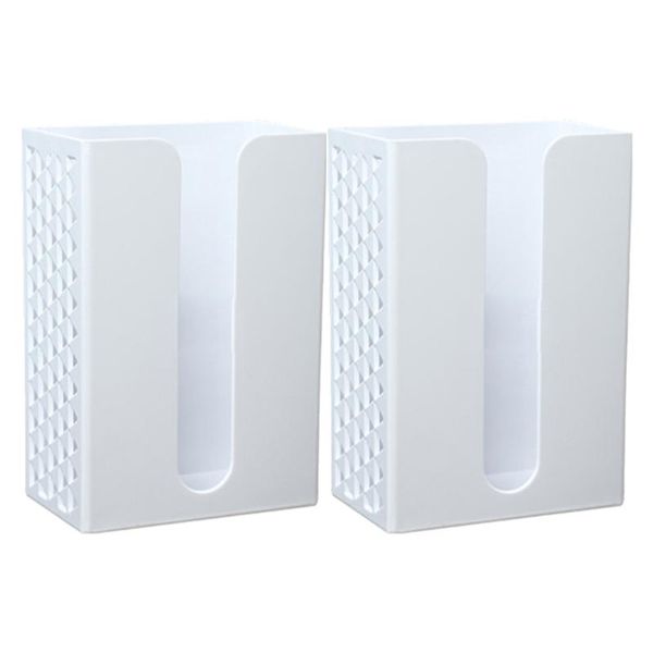 

tissue boxes & napkins 2pcs creative wall-mounted box punch holder napkin