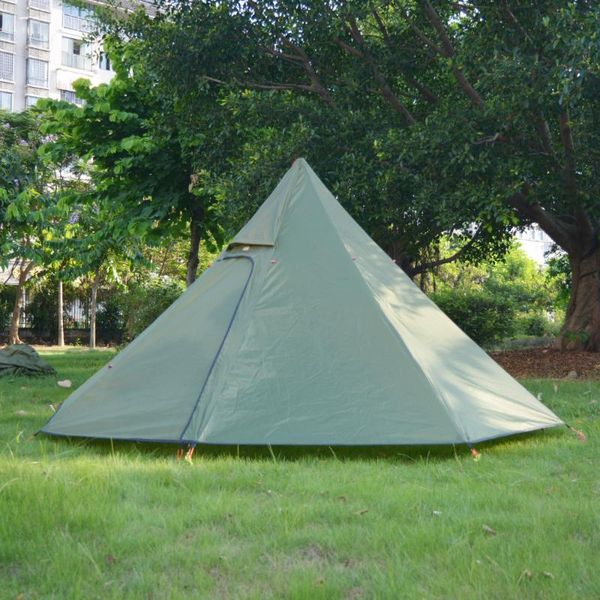 

tents and shelters xc ushio 3-4 person pyramid camping tent ultralight large space outdoor awnings shelter four season
