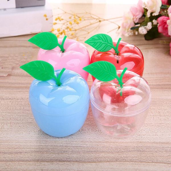

gift wrap 20 pcs/lot apple shape plastic box package wedding baby shower birthday guests favors candy boxes event party supplies